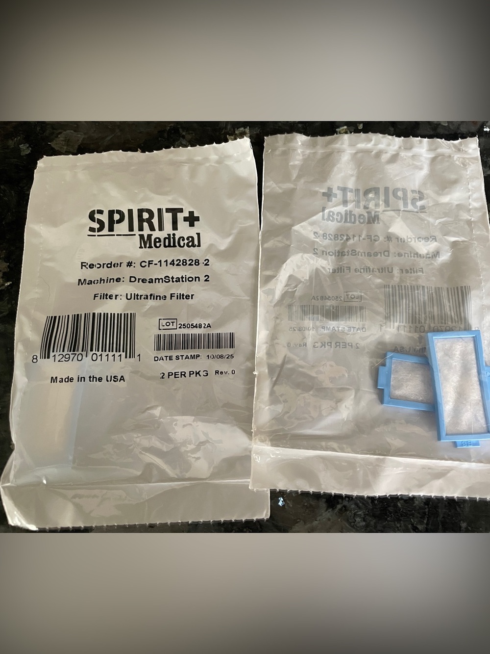 CPAP DreamStation 2 Replacement Filters Philips - 2 Packages of 2